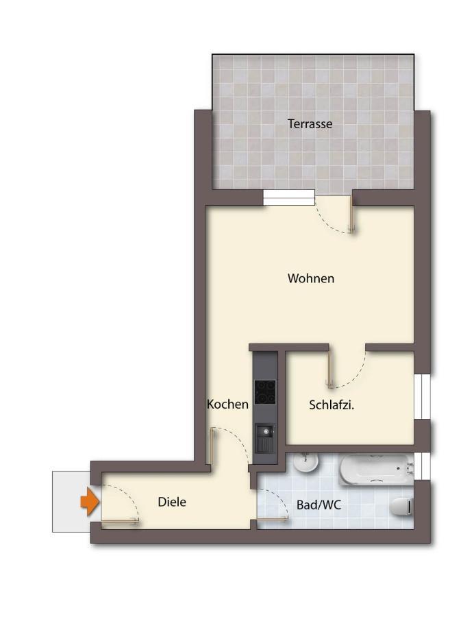 Appartement Friesenstuebchen à Dornumersiel Extérieur photo